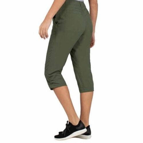 KHOMBU Women's Stretch Capri Pants - Comfortable and Versatile Capris for Active Women