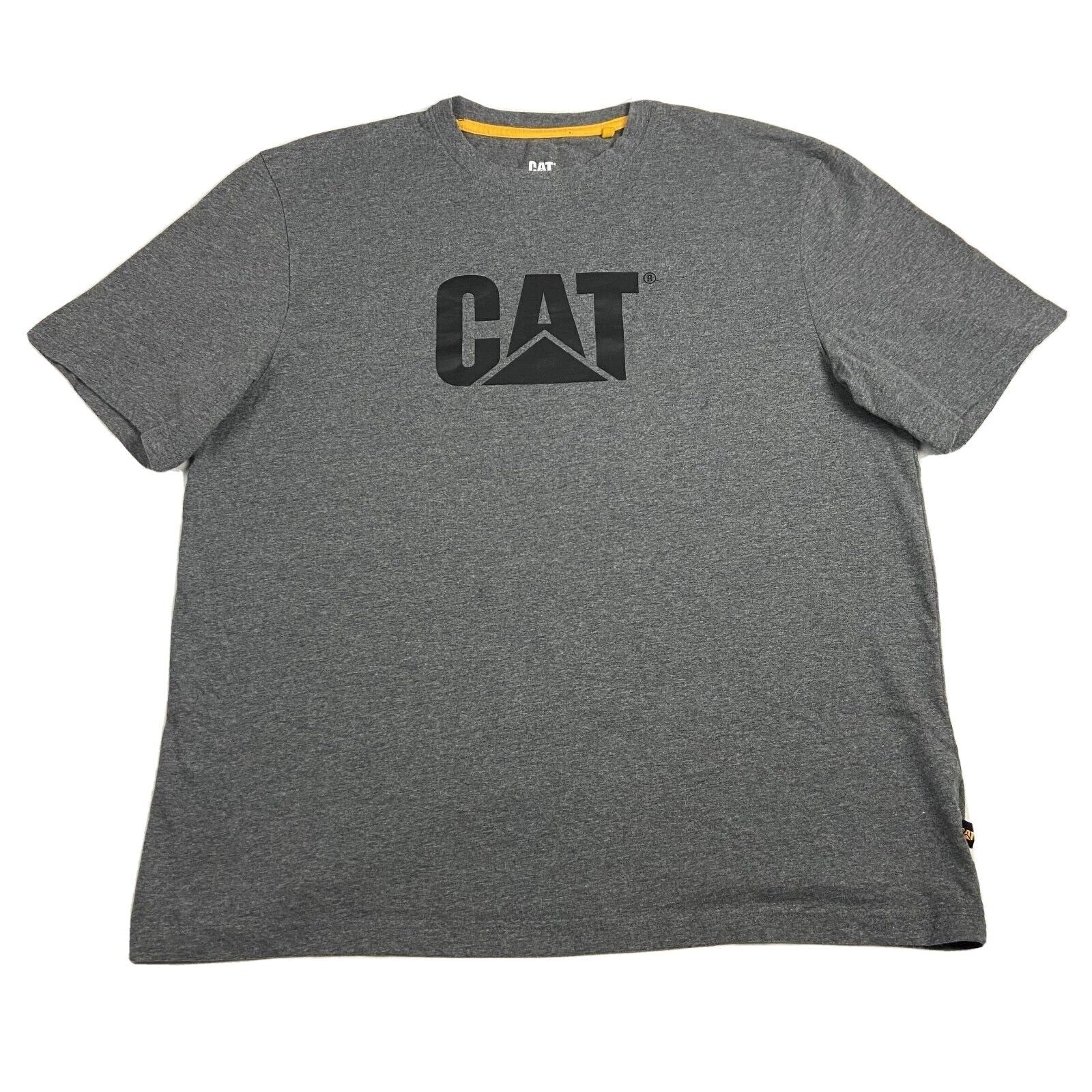 Caterpillar CAT Men's Logo Workwear Tee - Durable Cotton Shirt with Moisture-Wicking Fabric