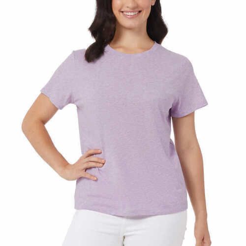 32 Degrees Cool Women's Ultra Soft Cotton Tee - 3 Pack | Breathable, Comfortable, Versatile