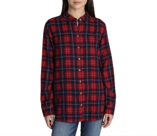 Jachs Girlfriend Ladies' Cozy Flannel Long Sleeve Shirt