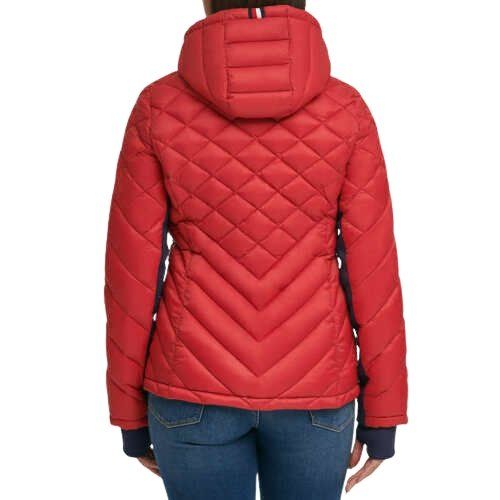 Tommy Hilfiger Women's Packable Hooded Puffer Jacket - Stylish and Warm Winter Coat