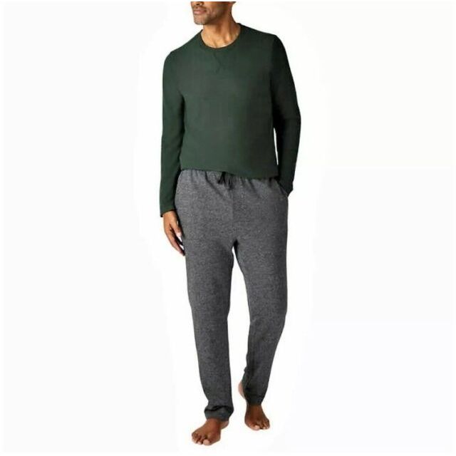 Eddie Bauer Men's Lounge Set: Comfortable 2-Pack Loungewear for Unwinding in Style!