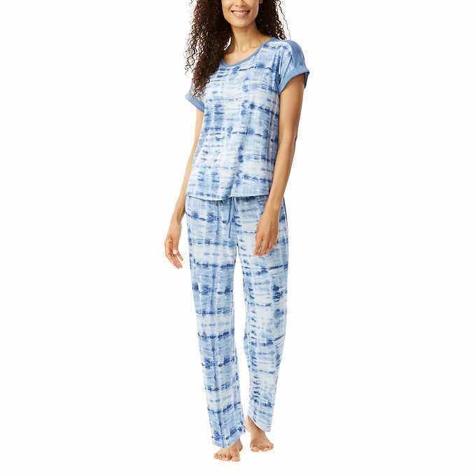 Lucky Brand Women's 4-Piece Pajama Set: Comfortable and Stylish Sleepwear for a Great Night's Rest